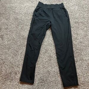 Alder Pants Womens Size S Open Air Black Elastic Waist Pockets Made in Indonesia